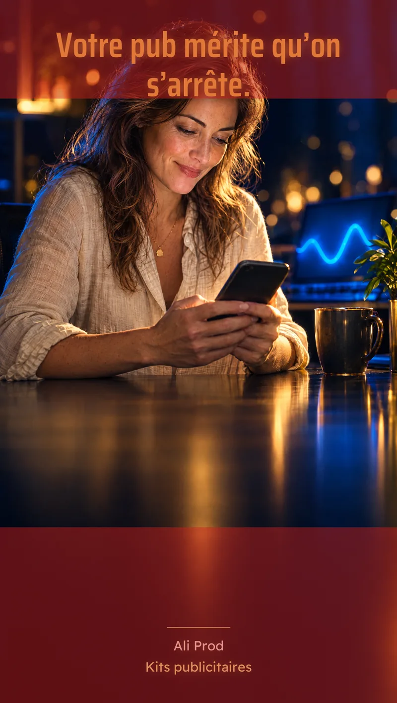 Version piégée en Story : l'accroche placée tout en haut et la signature tout en bas, dans les bandes rouges que l'interface de Meta recouvre.