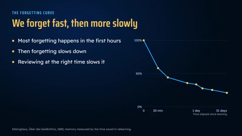 Corrected version: next to the curve, only three short bullet points.