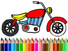 BTS Motorbike Coloring